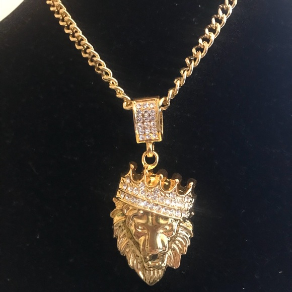 Brand New Gold Lion With Crown ๐ - Picture 5 of 8